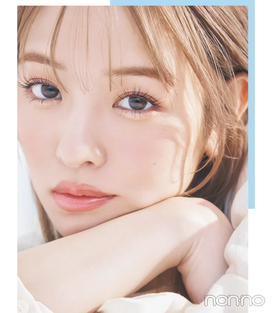 横田真悠の部分盛りアイメイクモデルカット1-3