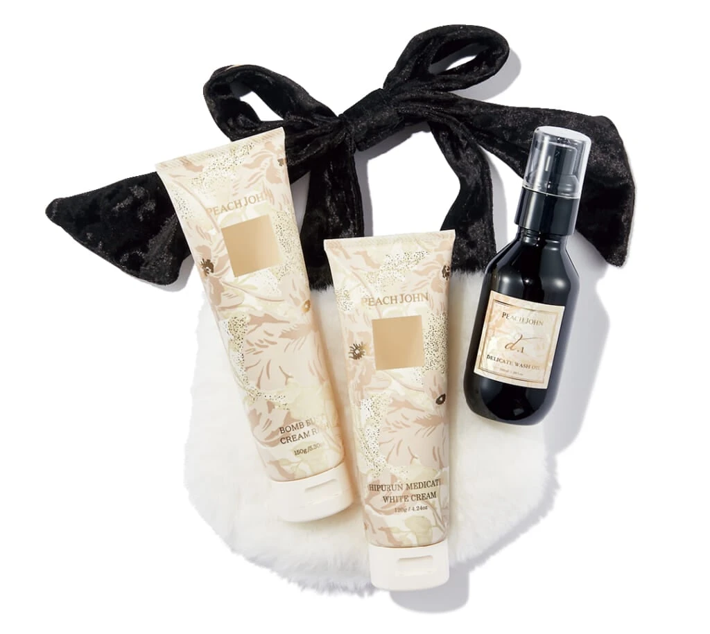 PEACH JOHN BEAUTY【ピーチ・ジョン ビューティ】バスト＆ヒップ＆デリケートケアセット￥9306