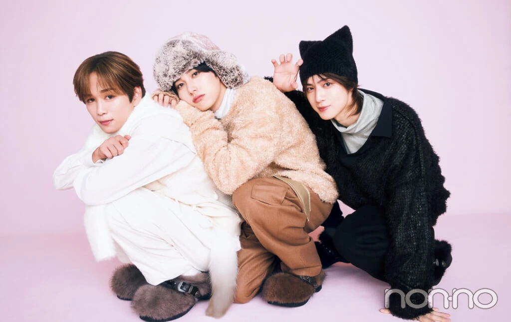 INI 尾崎匠海・後藤威尊・佐野雄大 なにプリの＂にゃん＂だふるwinter1-2