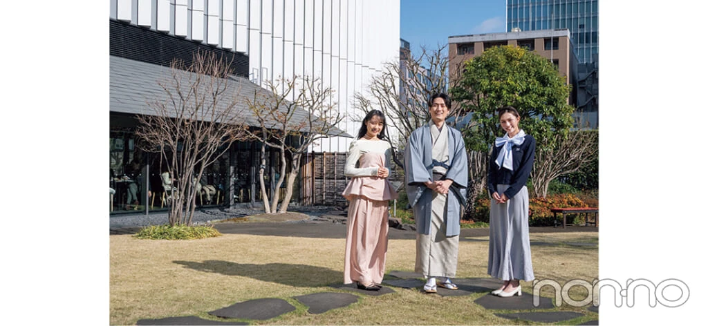 中村隼人さんと林芽亜里と佐藤和奏のはじめての歌舞伎モデルカット1-12