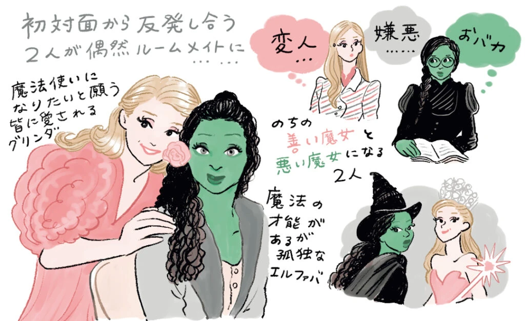 初対面の印象が最悪な女たち『ウィキッド ふたりの魔女』 