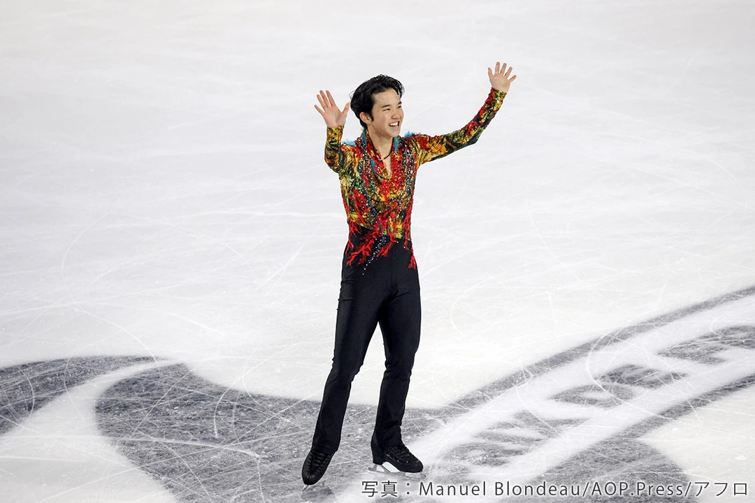 グランプリシリーズフランス大会での友野一希さん