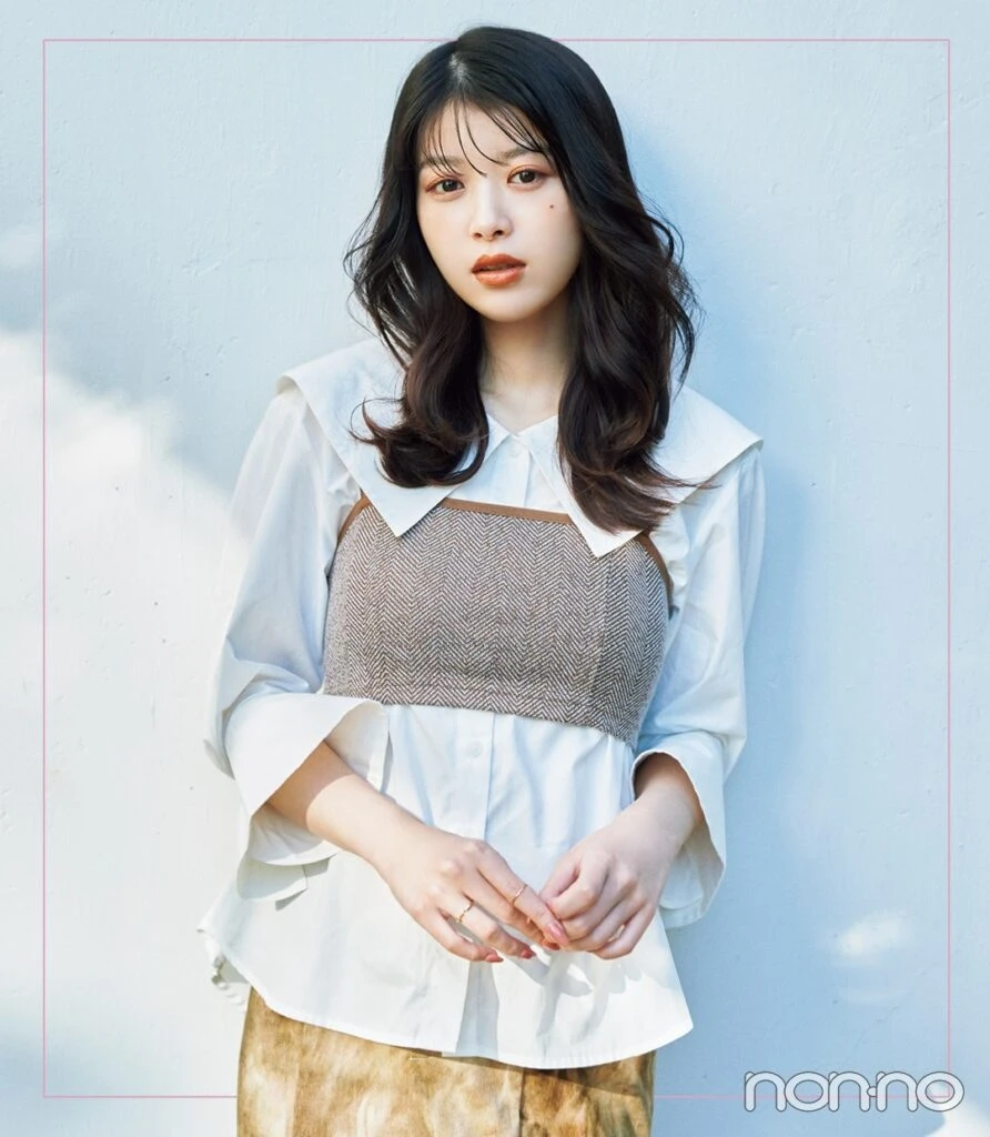 馬場ふみかのヨシンモリヘアのイメージカット