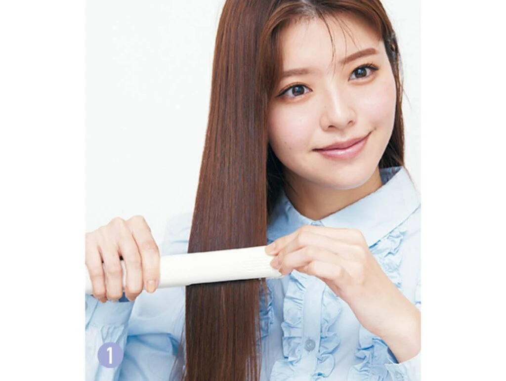 ニュアンス束カールヘアのプロセス1