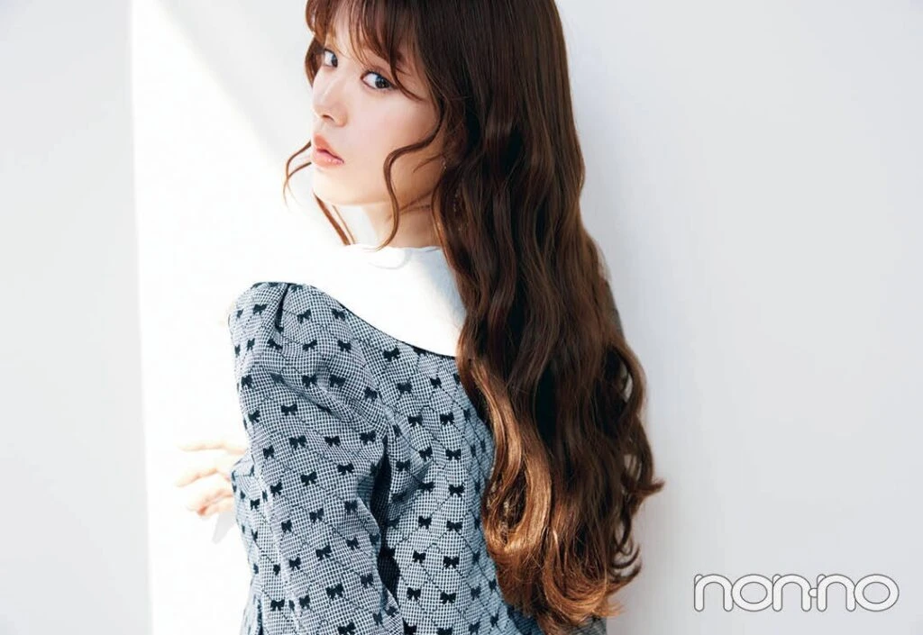 韓国風ウェーブヘアのサイド