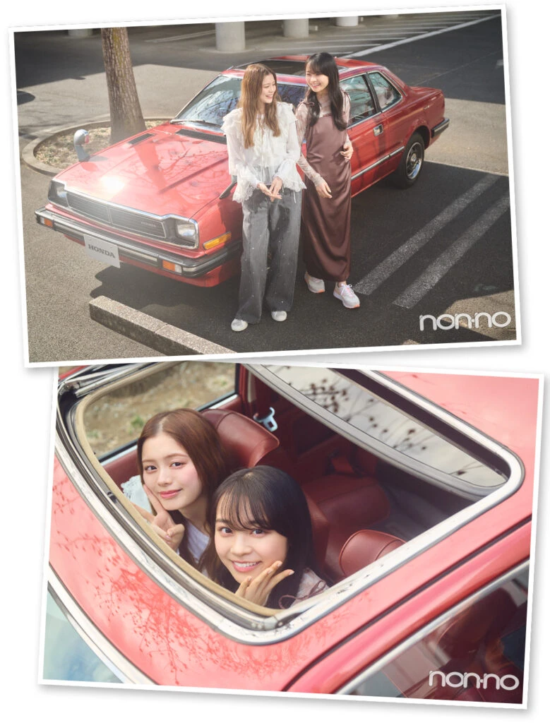 紺野彩夏&林芽亜里のときめく撮影現場に密着