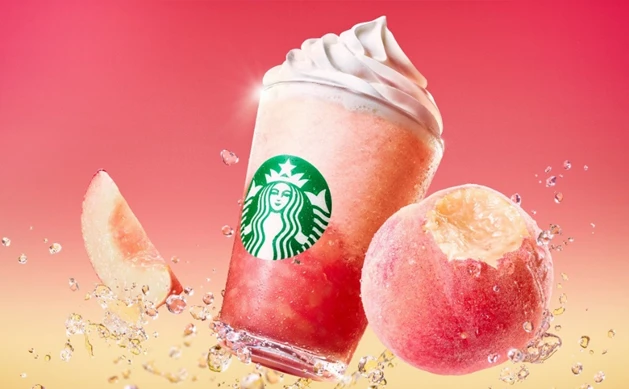 スターバックス『ラブ & ピーチ フラペチーノ®』