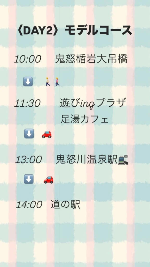 モデルコースDAY2