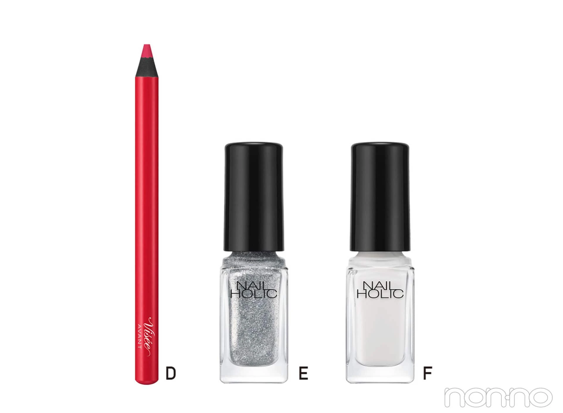井上和にリクエストメイク赤×白のサイリウムカラーメイク編のLIPとNAIL使用物
