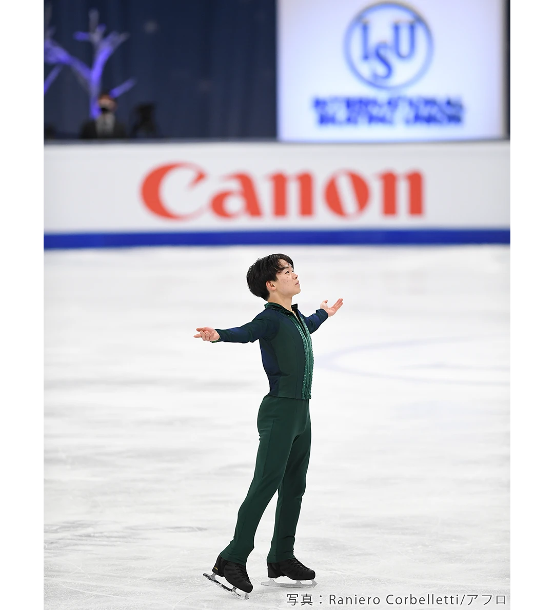 初めて出場した2021年世界選手権で銀メダルを獲得した鍵山優真選手