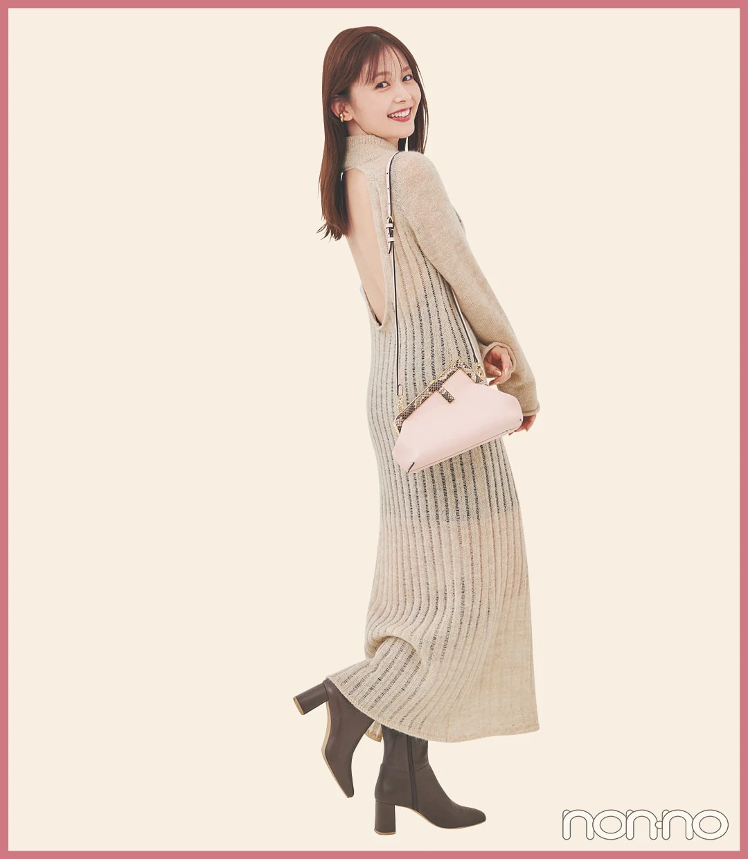 久間田琳加のノンノモデルの冬私服モデルカット4-2
