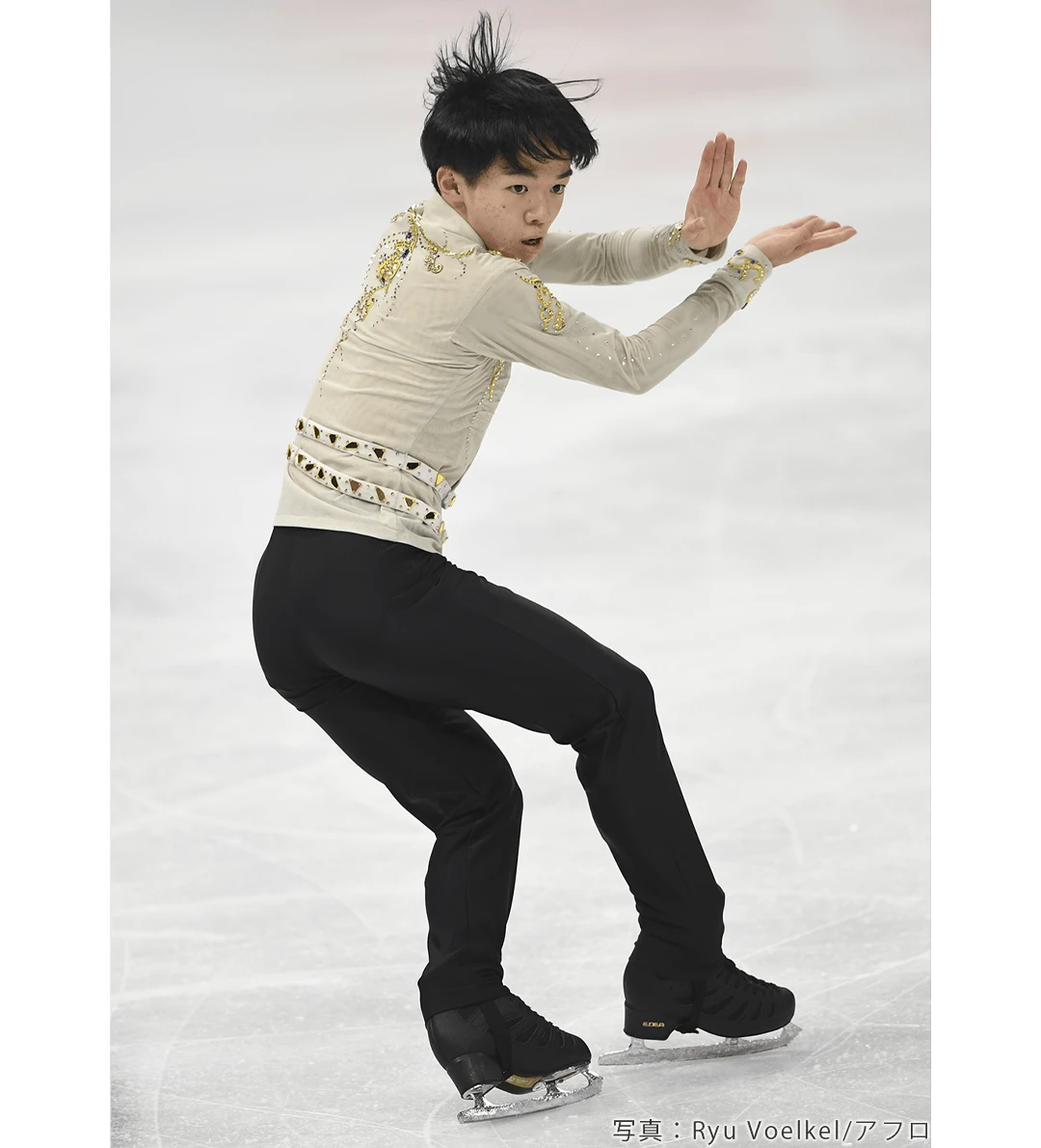 2021年世界選手権で銀メダルを獲得した鍵山優真選手