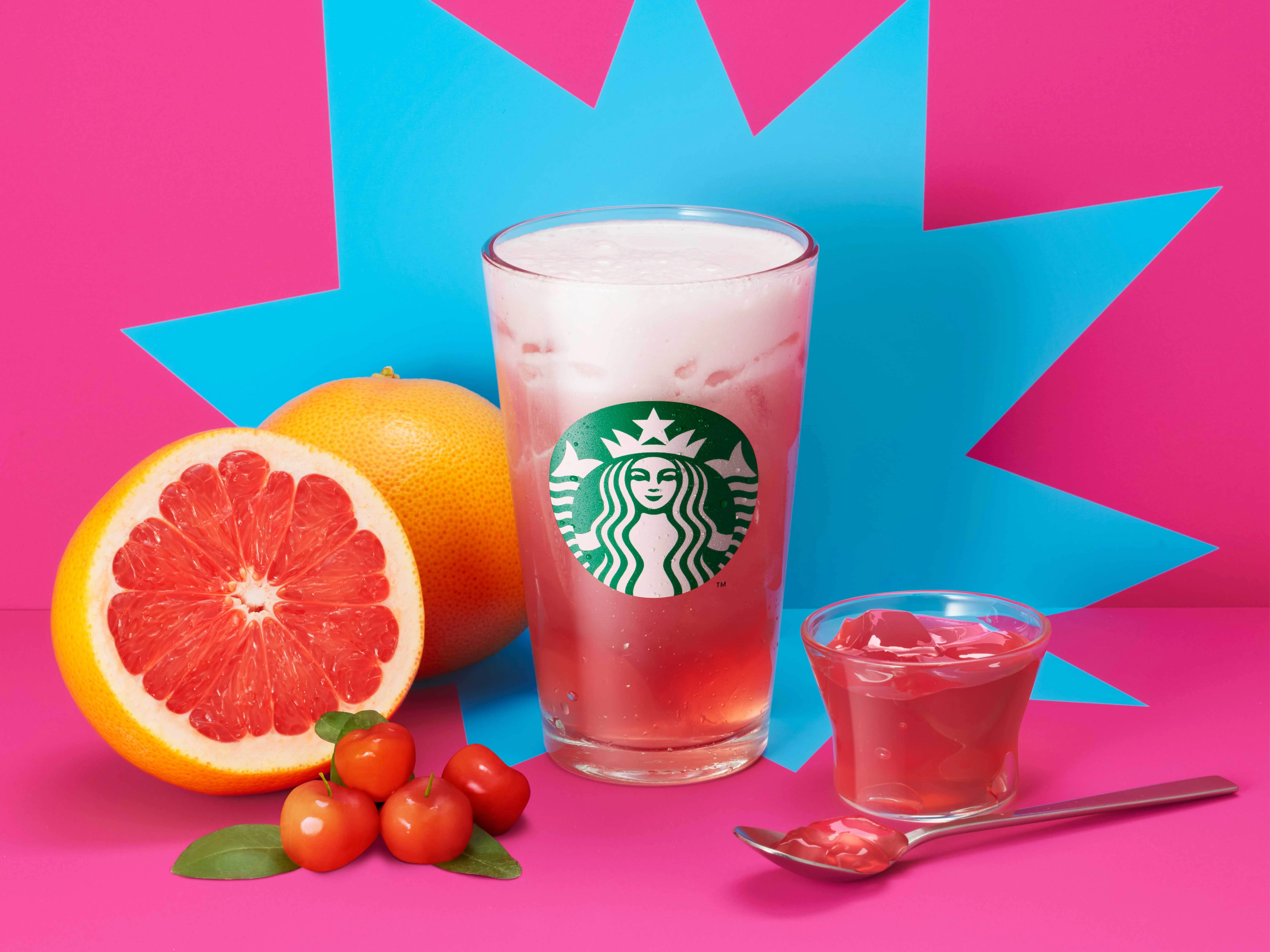 スターバックスコーヒー『ピンク フルーツ チアアップ』