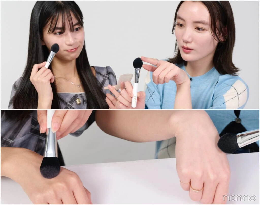 b idolふわほっぺチーク全色レビュー
