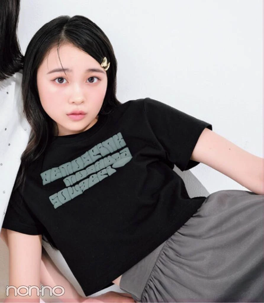 atmos pinkの立体ロゴT