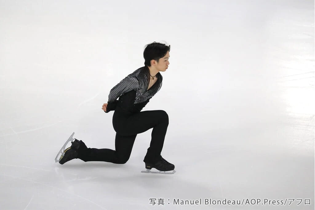 2023 GPシリーズ フランス大会 男子 SPでの鍵山優真選手